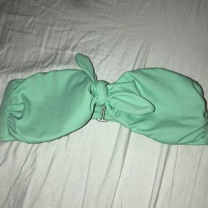 Green Victoria’s Secret bathing suit top